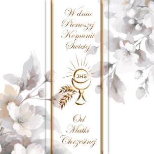 Opakowanie Karnet KW Premium I Komunia od Matki Chrzestnej