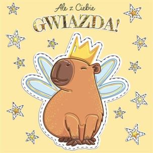 Opakowanie Karnet KW Urodziny - Kapibara gwiazda