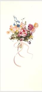 Opakowanie Karnet Kwiaty DL N12 - Bukiet kwiatów