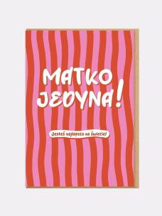Opakowanie Karnet Matko Jedyna