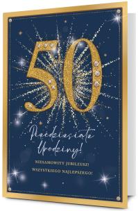 Opakowanie Karnet Mega Urodziny 50