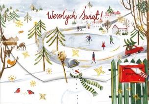 Opakowanie Karnet na kasę Boże Narodzenie Poczta