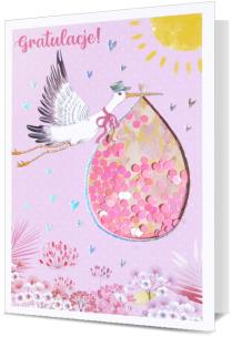 Opakowanie Karnet Narodziny