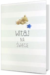 Opakowanie Karnet Narodziny