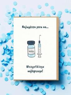 Opakowanie Karnet okolicznościowy Botoks