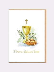 Opakowanie Karnet Pierwsza Komunia Święta
