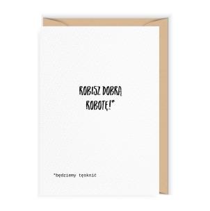 Opakowanie Karnet Pożegnanie