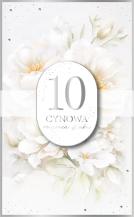 Opakowanie Karnet Rocznica Ślubu 10