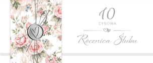 Opakowanie Karnet Rocznica Ślubu 10