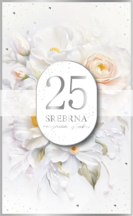 Opakowanie Karnet Rocznica Ślubu 25