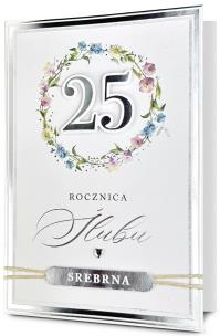 Opakowanie Karnet Rocznica ślubu 25