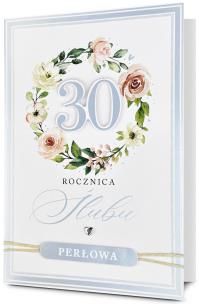Opakowanie Karnet Rocznica ślubu 30