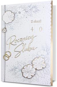 Opakowanie Karnet Rocznica Ślubu (wymienne cyfry)