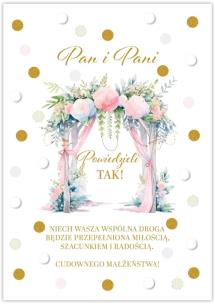 Opakowanie Karnet Silver ślub