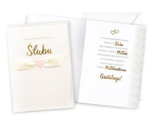 Opakowanie Karnet Ślub