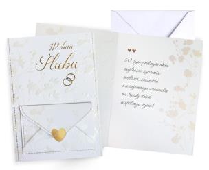 Opakowanie Karnet Ślub koperta