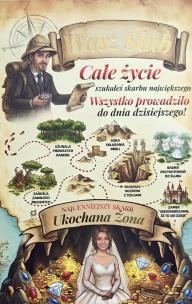 Opakowanie Karnet Ślub - Mapa Skarbów