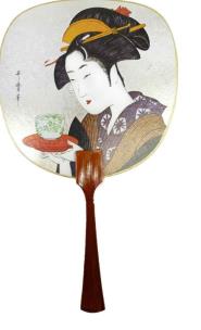 Opakowanie Karnet TUL-1024 Wachlarz Kobieta z filiżanką