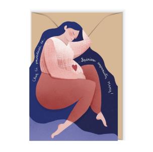 Opakowanie Karnet uniwersalny Kartka Będziesz wspaniałą mamą