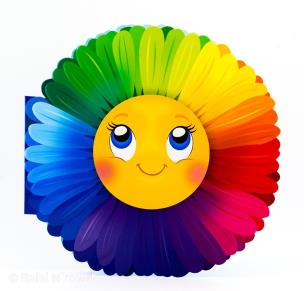 Opakowanie Karnet Uniwersalny - Rainbow Fleur