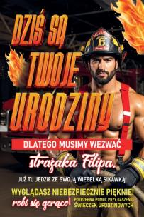 Opakowanie Karnet Urodziny