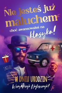 Opakowanie Karnet Urodziny