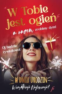 Opakowanie Karnet Urodziny