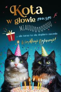 Opakowanie Karnet Urodziny