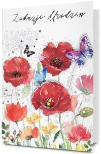 Opakowanie Karnet Urodziny