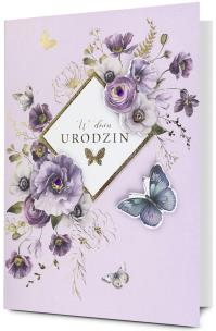Opakowanie Karnet Urodziny