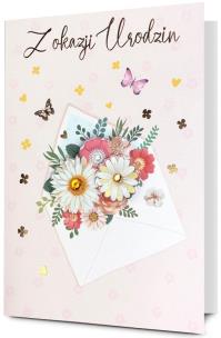 Opakowanie Karnet Urodziny