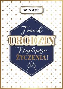 Opakowanie Karnet Urodziny