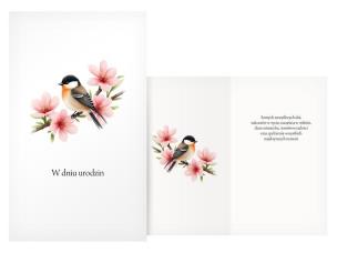 Opakowanie Karnet Urodziny