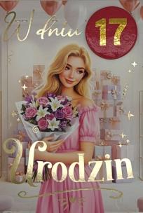 Opakowanie Karnet Urodziny