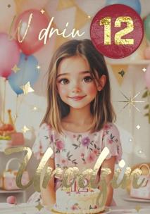 Opakowanie Karnet Urodziny