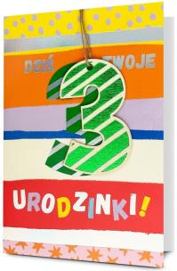 Opakowanie Karnet urodziny