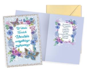 Opakowanie Karnet Urodziny