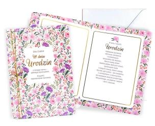 Opakowanie Karnet Urodziny