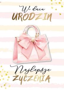 Opakowanie Karnet Urodziny