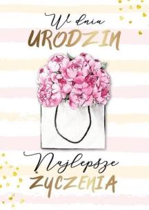 Opakowanie Karnet Urodziny