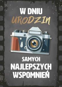 Opakowanie Karnet Urodziny