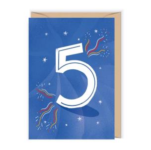 Opakowanie Karnet Urodziny 5
