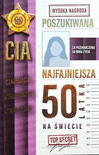 Opakowanie Karnet Urodziny 50 damskie poszukiwana