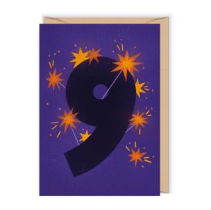 Opakowanie Karnet Urodziny 9