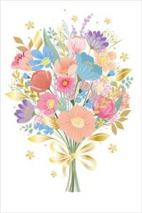 Opakowanie Karnet Urodziny - Beautified Flowers