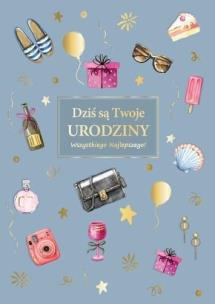 Opakowanie Karnet Urodziny dla niej
