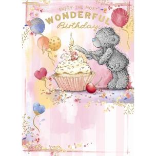 Opakowanie Karnet Urodziny Enjoy the most wonderful birthday