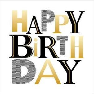 Opakowanie Karnet Urodziny - Monochrome Birthday