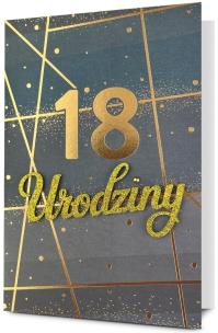 Karnet Urodziny Osiemnastka. Wydawca: PAN DRAGON. Multiszop.pl Opakowanie Karnet Urodziny Osiemnastka