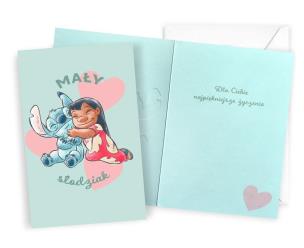 Opakowanie Karnet Urodziny Stitch